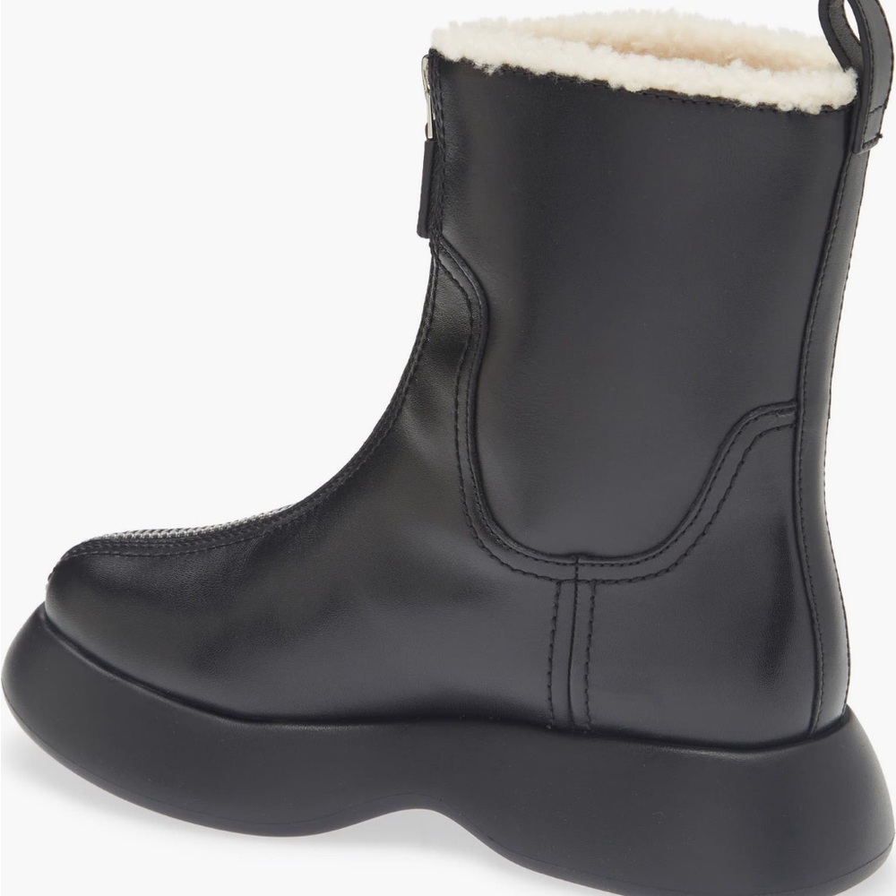 3.1 Phillip Lim Black Leather Winter Boots - Picture 3 of 8